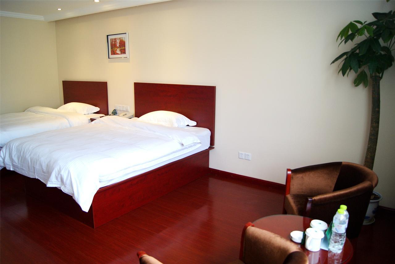 Greentree Inn Jiangsu Yangzhou Jiangdu Longcheng Road Express Hotel Exterior foto