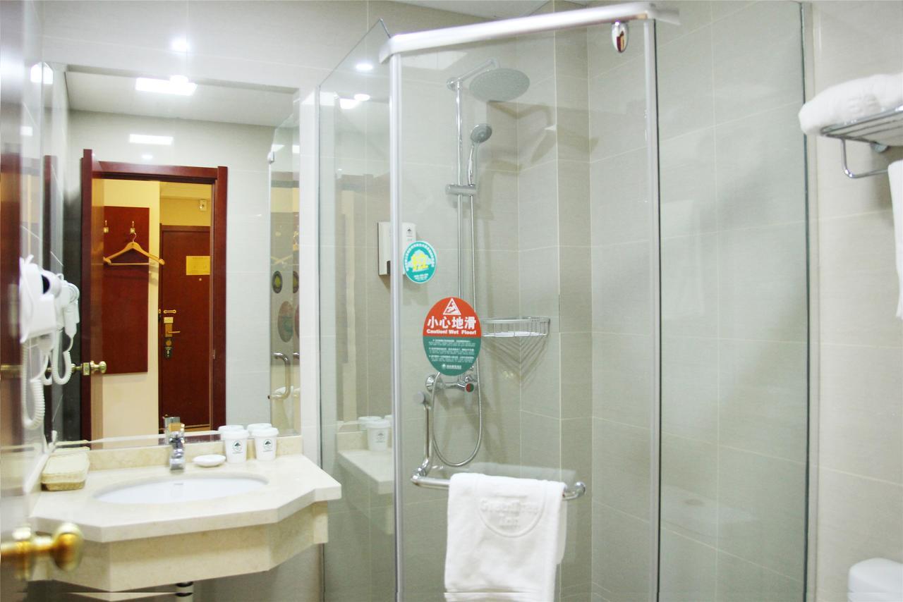 Greentree Inn Jiangsu Yangzhou Jiangdu Longcheng Road Express Hotel Exterior foto