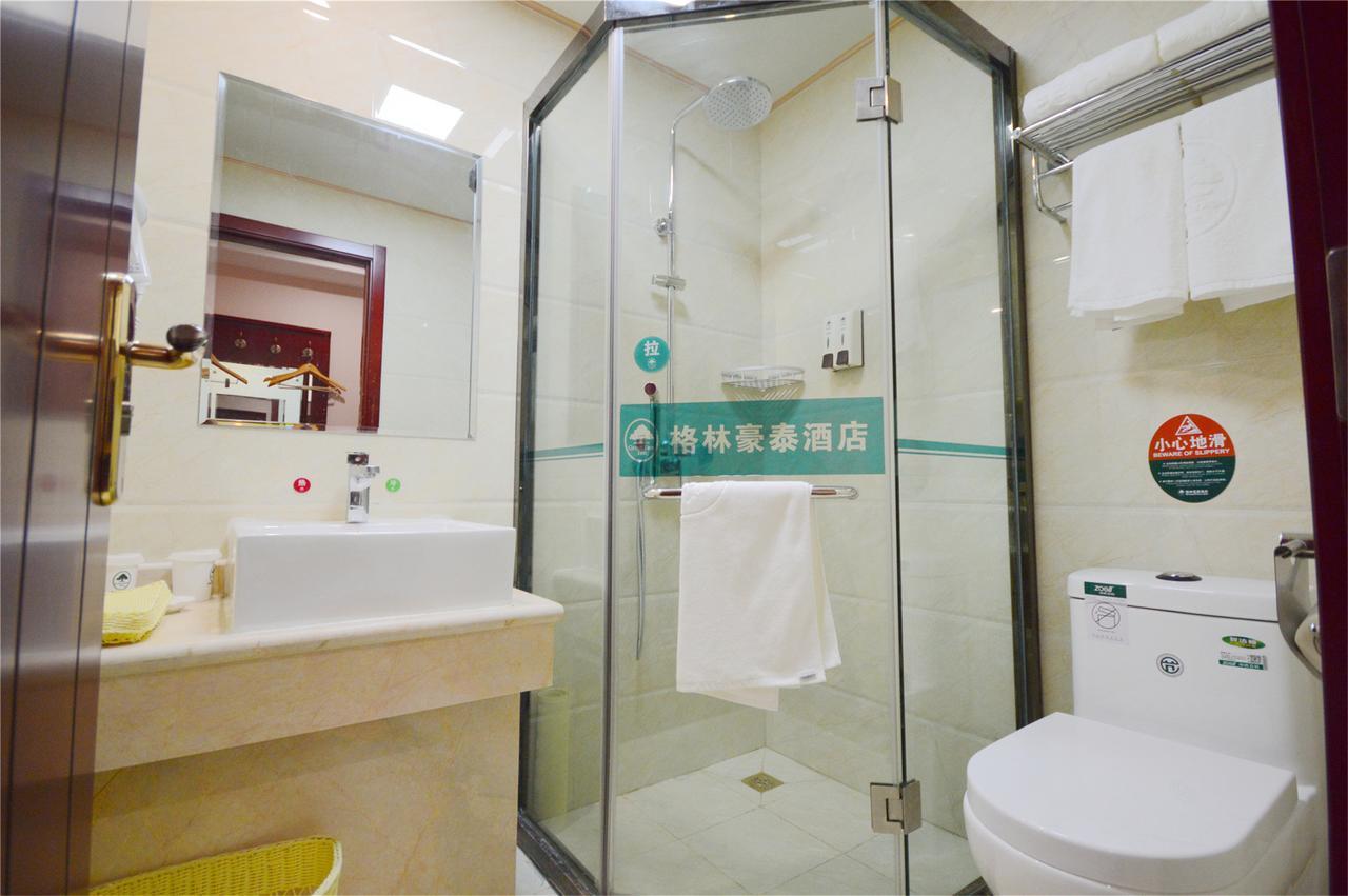 Greentree Inn Jiangsu Yangzhou Jiangdu Longcheng Road Express Hotel Exterior foto