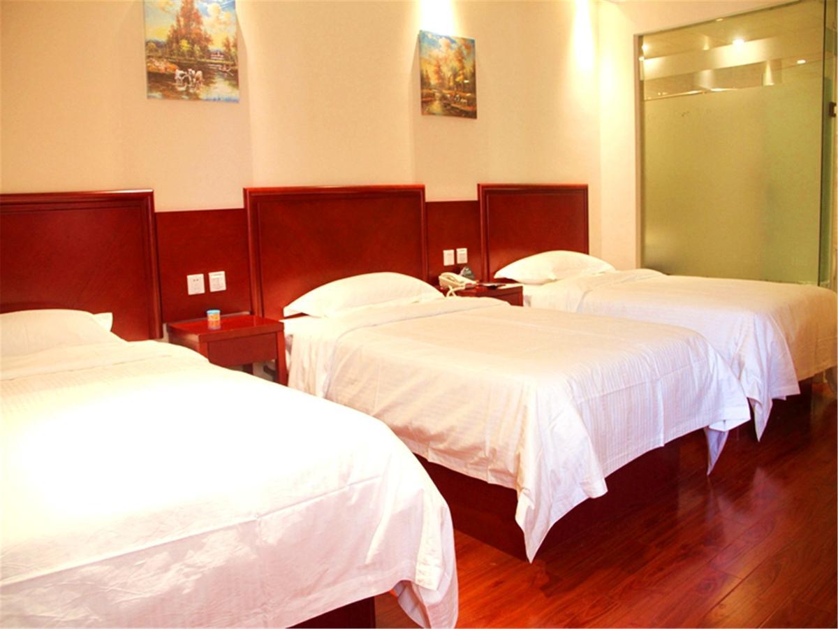 Greentree Inn Jiangsu Yangzhou Jiangdu Longcheng Road Express Hotel Exterior foto